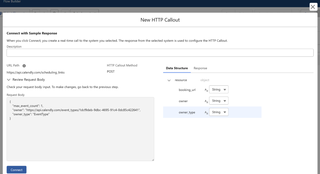Secure Calendly API Integration via HTTP Callouts Using Authorization Header in Salesforce Flow 13 image 8